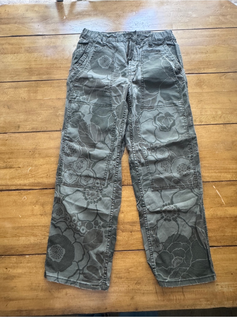 Anthro pilcro pants 27P floral